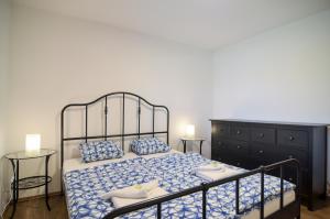 Letto o letti in una camera di Apartmány Zaječák