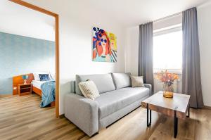Posezení v ubytování Hotel Zielonki