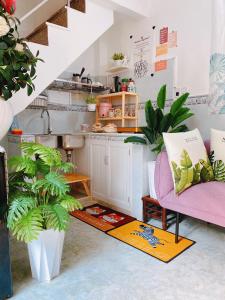 Kuchyň nebo kuchyňský kout v ubytování An's Homestay