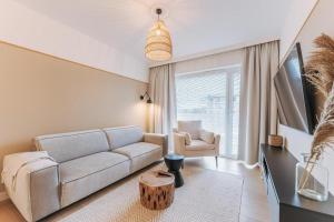 Posezení v ubytování Aqua Polanki Bodnar Apartments