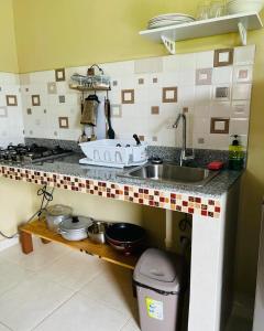 Kuchyň nebo kuchyňský kout v ubytování Hotel VILLAS DON PABLO LAS TABLAS