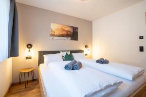 Voodi või voodid majutusasutuse Apartment Waldherz toas