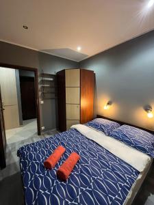 Krevet ili kreveti u jedinici u objektu Luxury apartaments Klimatyzacja 5