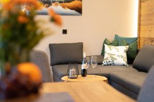Istumisnurk majutusasutuses Apartment Waldherz