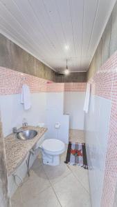 Kylpyhuone majoituspaikassa Casa Areal Boipeba