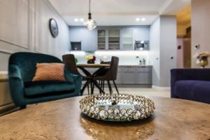 Posedenie v ubytovaní DiVine Luxury Apartment Blue