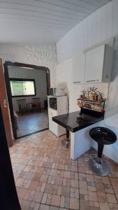 Dapur atau dapur kecil di Sossego Da Mata