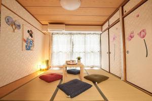 Istumisnurk majutusasutuses 新宿市中心日式样式公寓，紧邻商业地域韩国街免费Wi-Fi