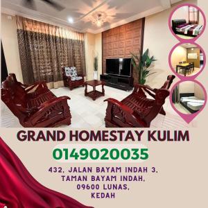 a poster for the grand homogeneity kiya ziya inn at Grand Homestay Kulim 4-Bedroom in Lunas