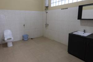 Salle de bains dans l'établissement Aldeoz Villa Ciater