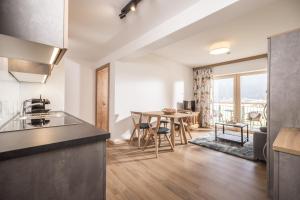 Kuchyň nebo kuchyňský kout v ubytování Zeit.Glück Appartements