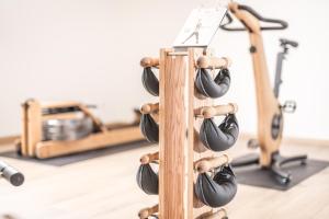 Fitness centrum a/nebo fitness zařízení v ubytování Zeit.Glück Appartements