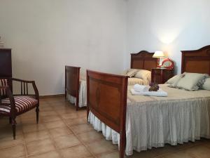 Posteľ alebo postele v izbe v ubytovaní Eva y el Edén
