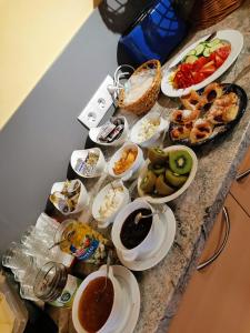 Možnosti snídaně pro hosty v ubytování Haus Sonnleitn