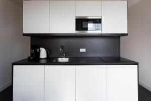 Kjøkken eller kjøkkenkrok på Hello Zeeland - Appartement Markt 4 en 4A