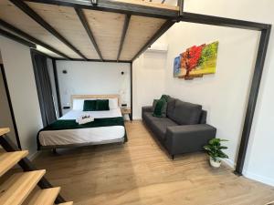 Posteľ alebo postele v izbe v ubytovaní Vip Apartments Valencia