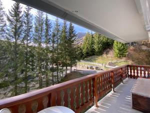 a balcony with a view of a mountain at Boost Your Immo Les Deux Alpes 174 / Le Midi in Les Deux Alpes
