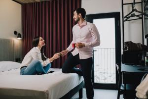 Postel nebo postele na pokoji v ubytování ibis Styles ST Pauls Bay Malta
