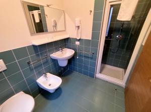 Koupelna v ubytování Domus San Bernardino