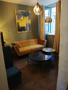Część wypoczynkowa w obiekcie Appartement sous les remparts