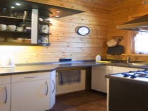 Küche/Küchenzeile in der Unterkunft Ferienhaus - Weißer Steg Sieben