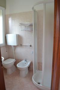 A bathroom at Hotel Zanella