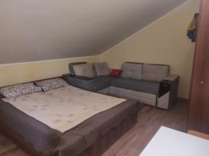 Postel nebo postele na pokoji v ubytování Krone Hostel