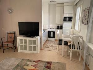 TV a/nebo společenská místnost v ubytování Style Studio in Tornio