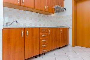 Kuchyň nebo kuchyňský kout v ubytování Apartments Milivoj