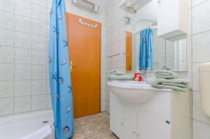 Koupelna v ubytování Apartments Milivoj