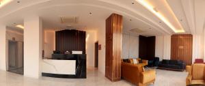 The lobby or reception area at Ewann Hotel Apartments