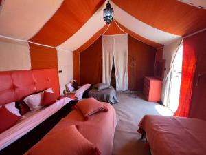 Posezení v ubytování Roses desert camp