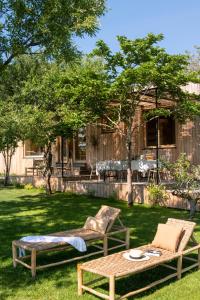 Vrt ispred objekta Casa Ladoit - maison d'architecte vue sur vignes