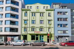 Budova, v ktorej sa apartmánový hotel nachádza