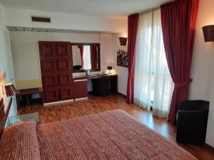 Кровать или кровати в номере Chocohotel
