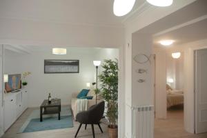 Posteľ alebo postele v izbe v ubytovaní Aukera Apartment I by Basque Homes
