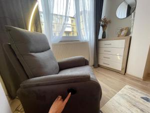 Χώρος καθιστικού στο Hygge place to stay - self check in nonstop 24h-wifi