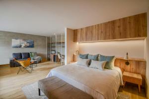 Ένα ή περισσότερα κρεβάτια σε δωμάτιο στο Hotel Salento Real Eje Cafetero