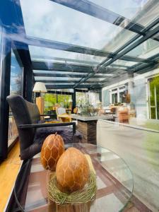 Posezení v ubytování Am Zehntstadl Hotel & Sauna