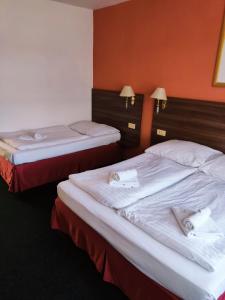 Katil atau katil-katil dalam bilik di Hotel Formanka