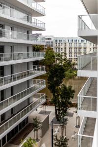 Budynek, w którym mieści się apartament