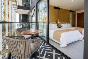 Katil atau katil-katil dalam bilik di IT Boutique Hotel & Restaurant