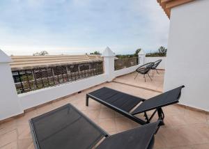 Balkon lub taras w obiekcie Ático nuevo en lujosa urbanización junto a restaurantes y cafeterías