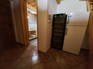 Kuchyň nebo kuchyňský kout v ubytování Vineyard Cottage Maleric with Pool Access