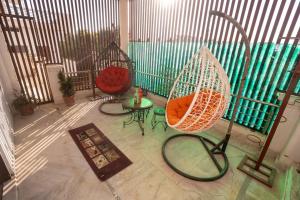 Patio nebo venkovní prostory v ubytování Hotel Lambodar