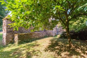 Vonkajšia záhrada v ubytovaní Gîte de l'Abbaye