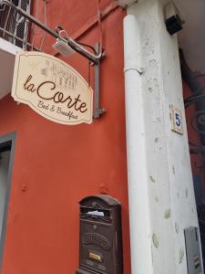 Certifikát, hodnocení, plakát nebo jiný dokument vystavený v ubytování La Corte B&B