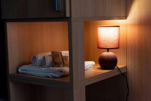 A bed or beds in a room at Genova-tra mare e centro storico