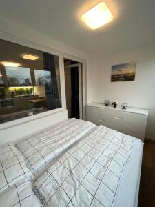 Łóżko lub łóżka w pokoju w obiekcie Modernes 4er Apartment in Skilift-Nähe