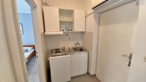 Kuchyň nebo kuchyňský kout v ubytování Apartments Mandalinic
